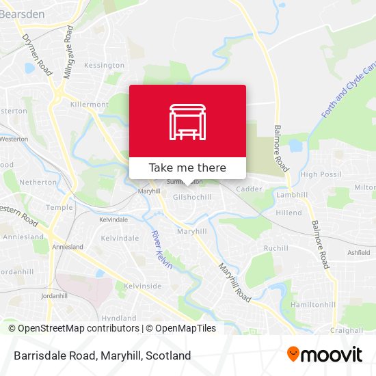 Barrisdale Road, Maryhill map