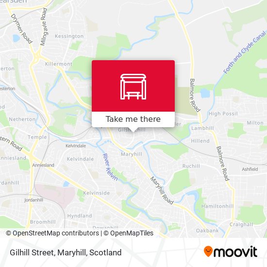 Gilhill Street, Maryhill map