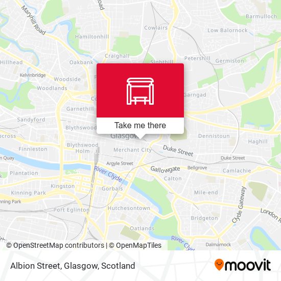 Albion Street, Glasgow map