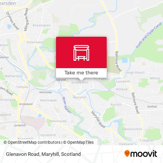 Glenavon Road, Maryhill map