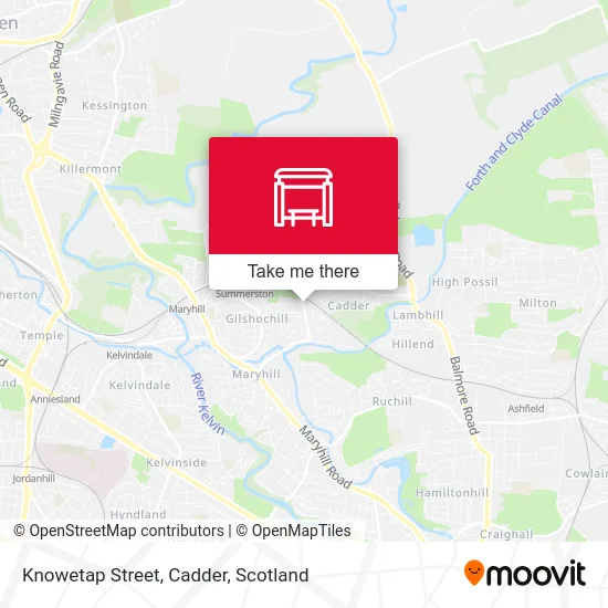 Knowetap Street, Cadder map