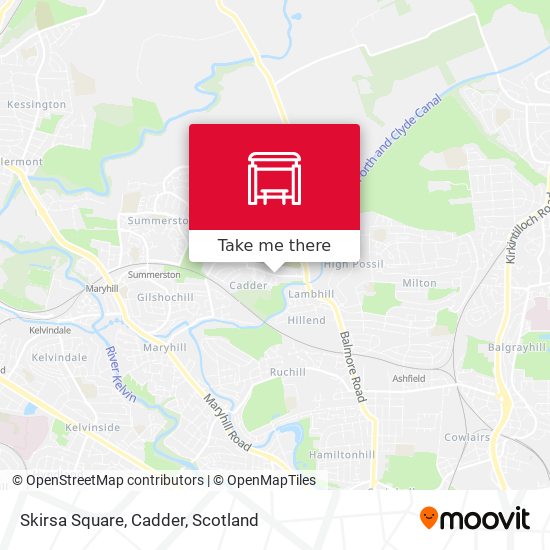 Skirsa Square, Cadder map