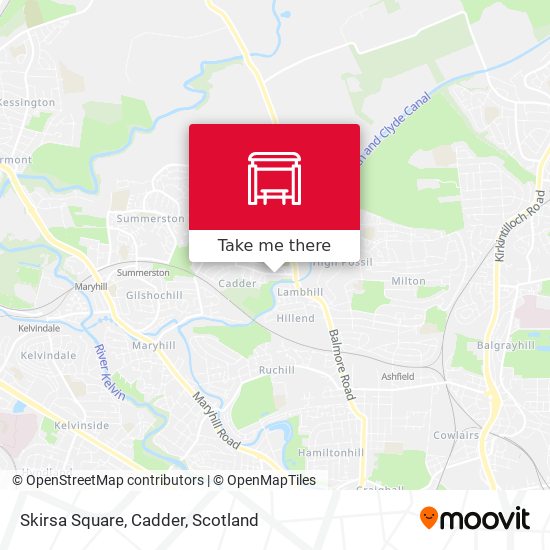 Skirsa Square, Cadder map