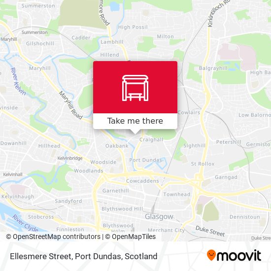 Ellesmere Street, Port Dundas map