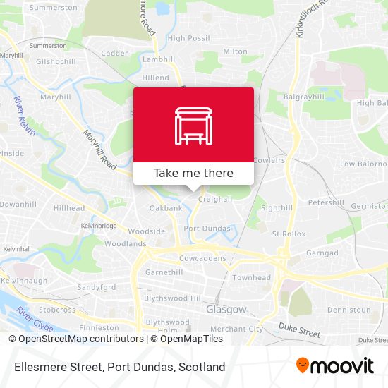 Ellesmere Street, Port Dundas map
