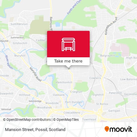 Mansion Street, Possil map