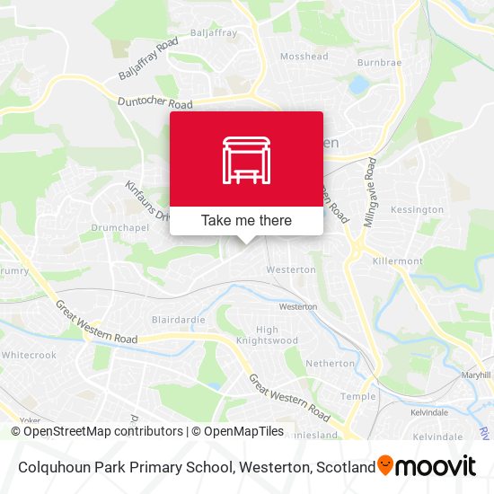 Colquhoun Park Primary School, Westerton map