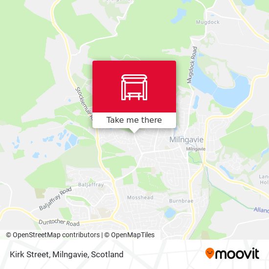 Kirk Street, Milngavie map