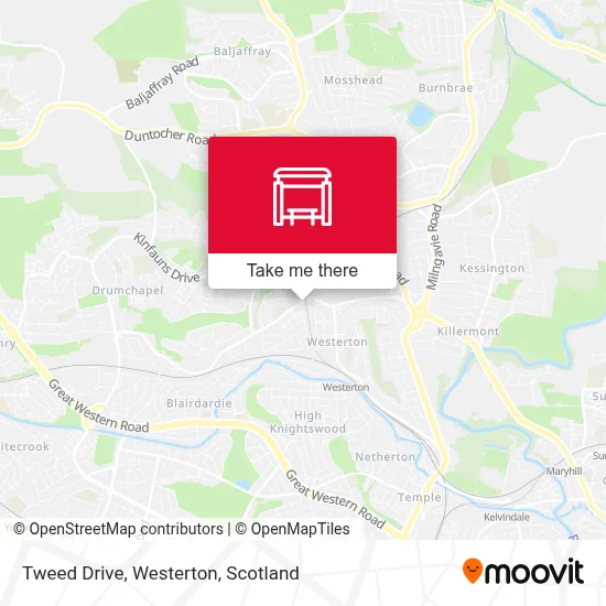 Tweed Drive, Westerton map