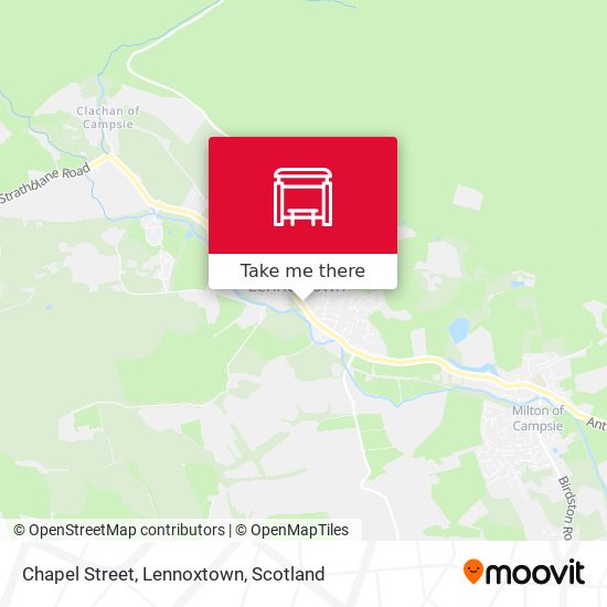 Chapel Street, Lennoxtown map