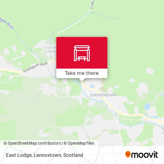 East Lodge, Lennoxtown map