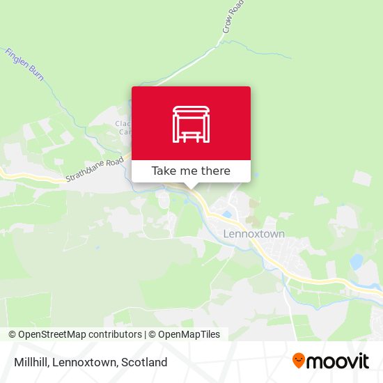 Millhill, Lennoxtown map