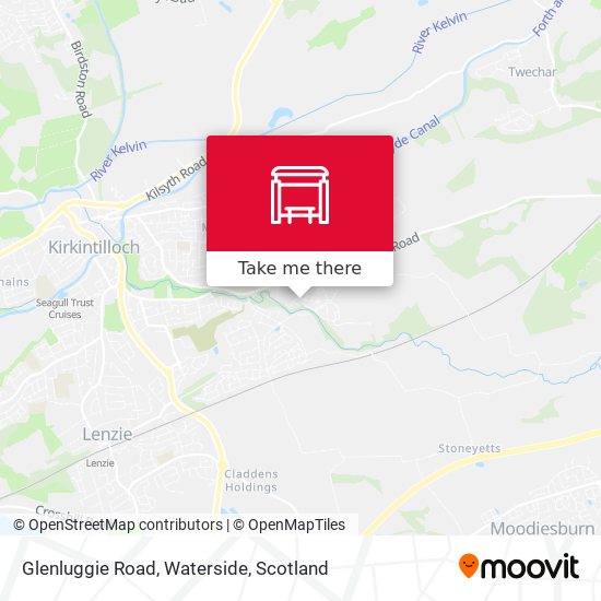 Glenluggie Road, Waterside map