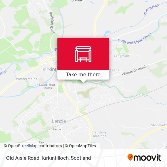 Old Aisle Road, Kirkintilloch map