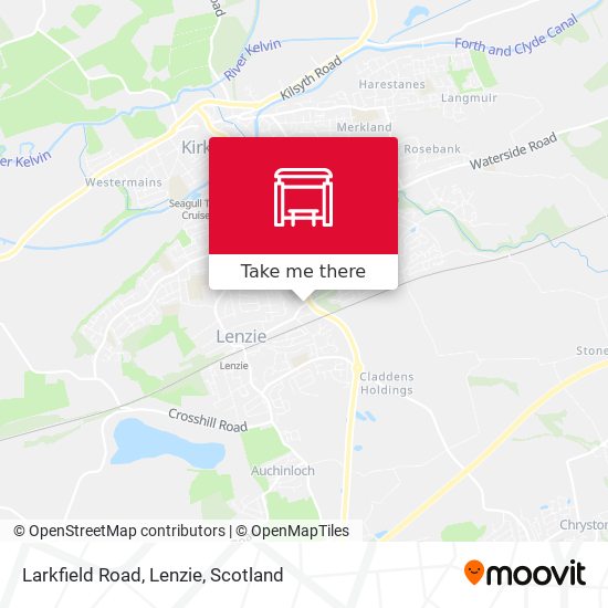 Larkfield Road, Lenzie map