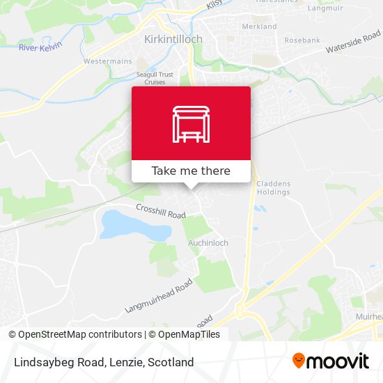 Lindsaybeg Road, Lenzie map