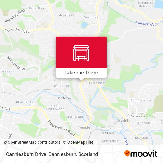 Canniesburn Drive, Canniesburn map