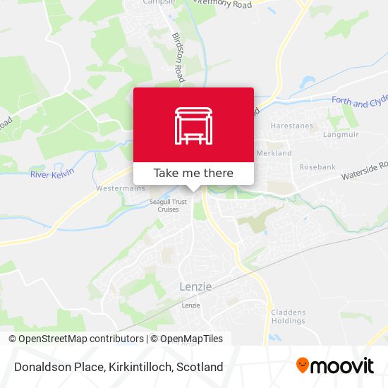 Donaldson Place, Kirkintilloch map