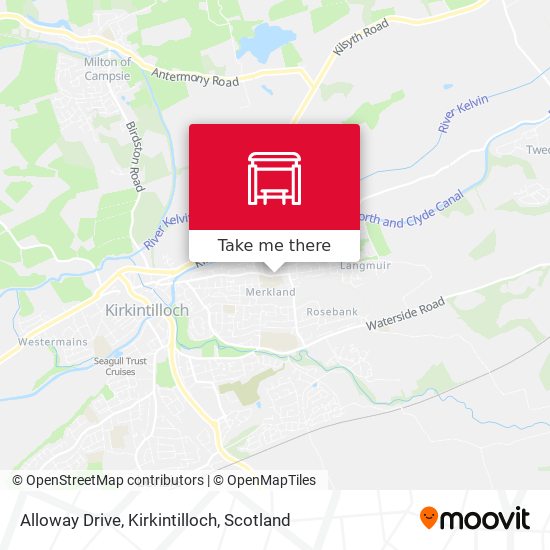 Alloway Drive, Kirkintilloch map