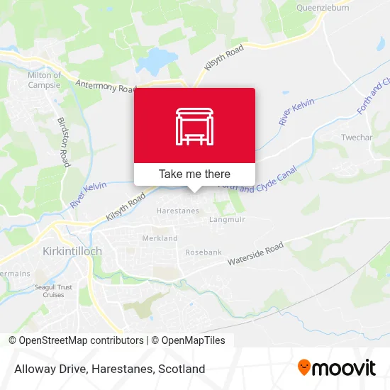 Alloway Drive, Harestanes map