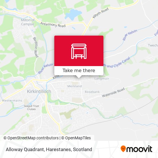 Alloway Quadrant, Harestanes map