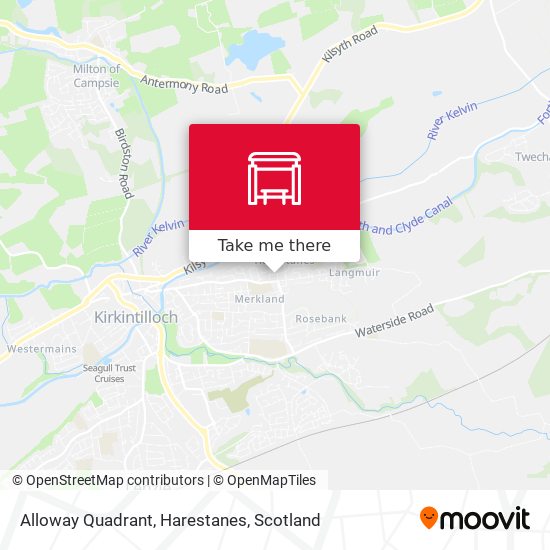 Alloway Quadrant, Harestanes map