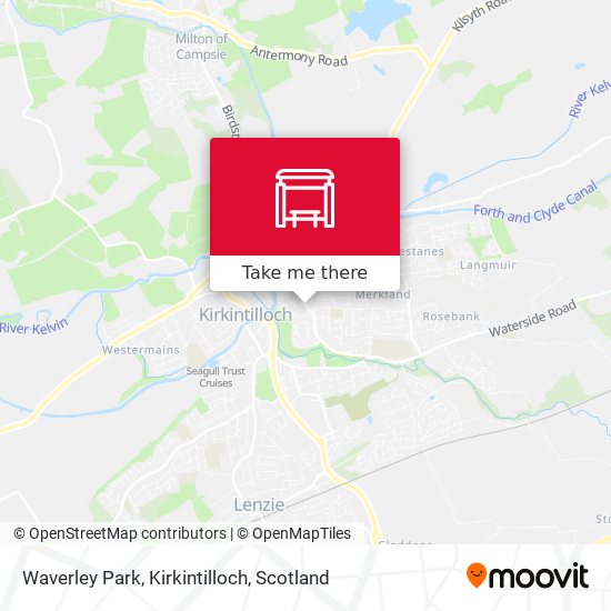 Waverley Park, Kirkintilloch map