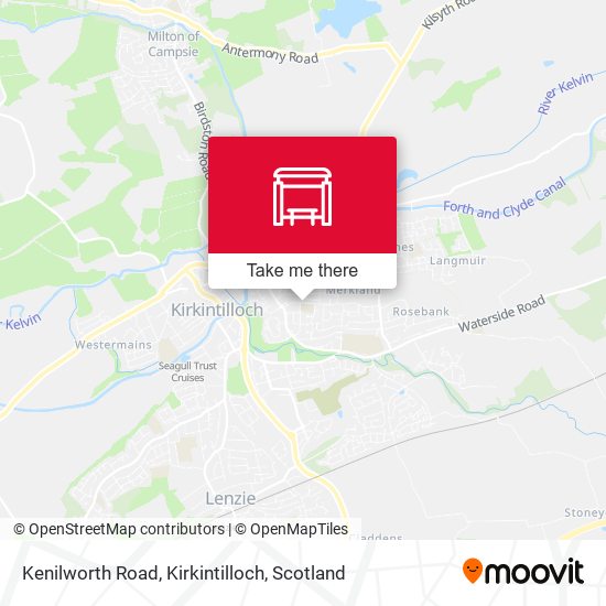 Kenilworth Road, Kirkintilloch map