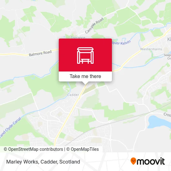 Marley Works, Cadder map