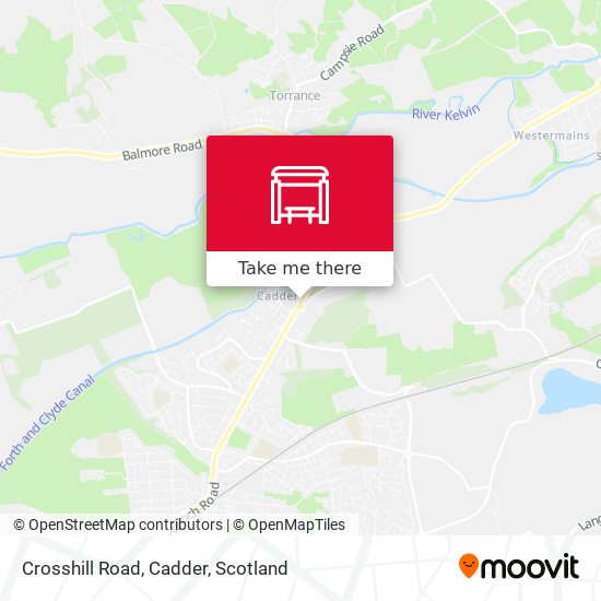 Crosshill Road, Cadder map