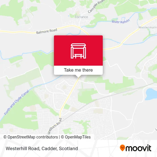 Westerhill Road, Cadder map