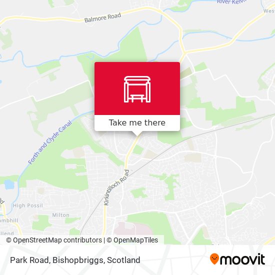 Park Road, Bishopbriggs map