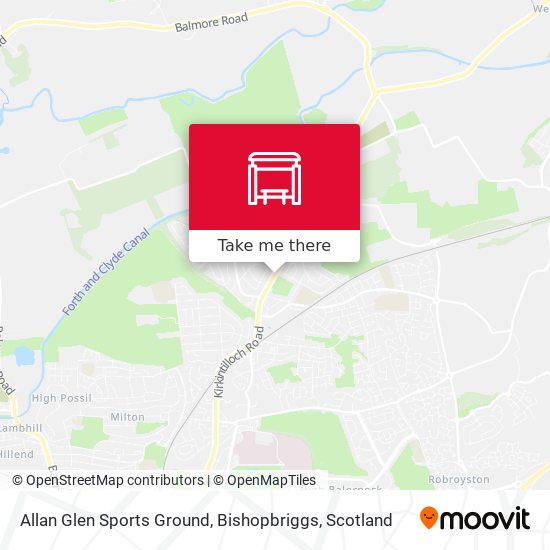 Allan Glen Sports Ground, Bishopbriggs map