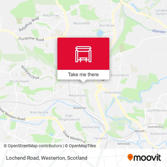 Lochend Road, Westerton map