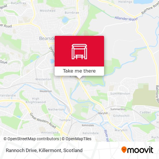 Rannoch Drive, Killermont map