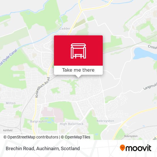 Brechin Road, Auchinairn map