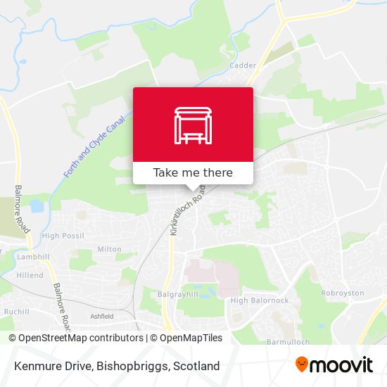 Kenmure Drive, Bishopbriggs map