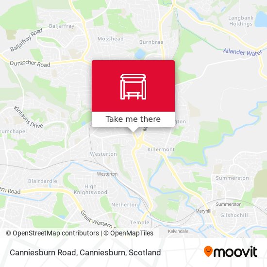 Canniesburn Road, Canniesburn map