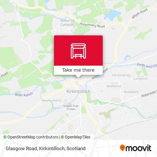 Glasgow Road, Kirkintilloch map