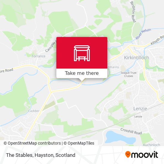 The Stables, Hayston map