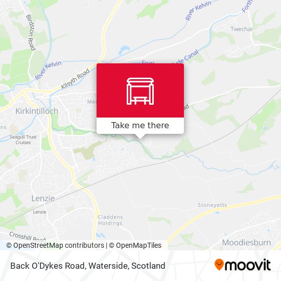 Back O'Dykes Road, Waterside map