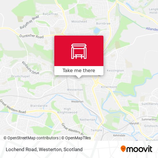 Lochend Road, Westerton map