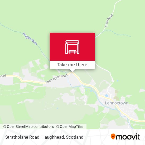 Strathblane Road, Haughhead map