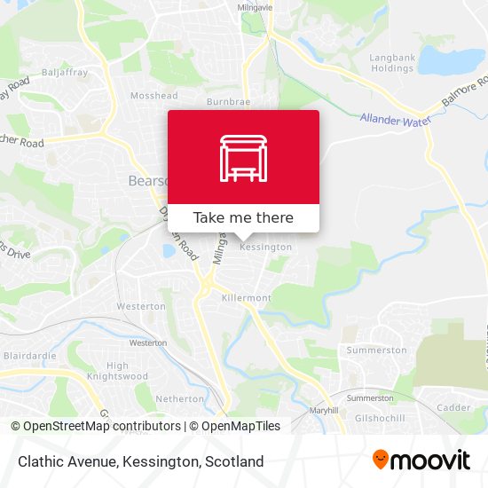 Clathic Avenue, Kessington map