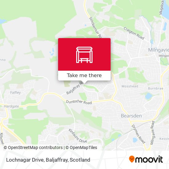 Lochnagar Drive, Baljaffray map