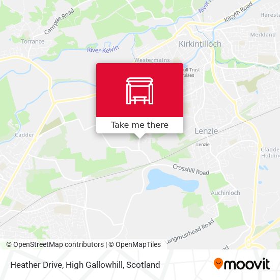 Heather Drive, High Gallowhill map