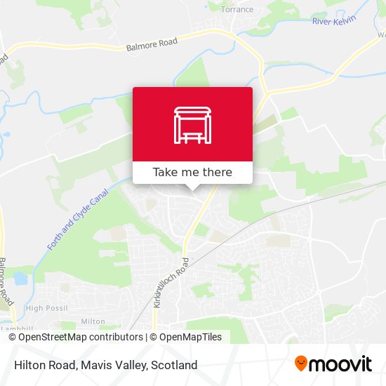 Hilton Road, Mavis Valley map