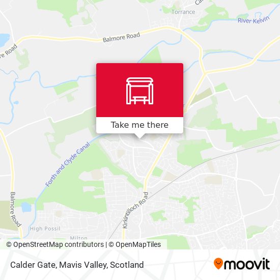 Calder Gate, Mavis Valley map
