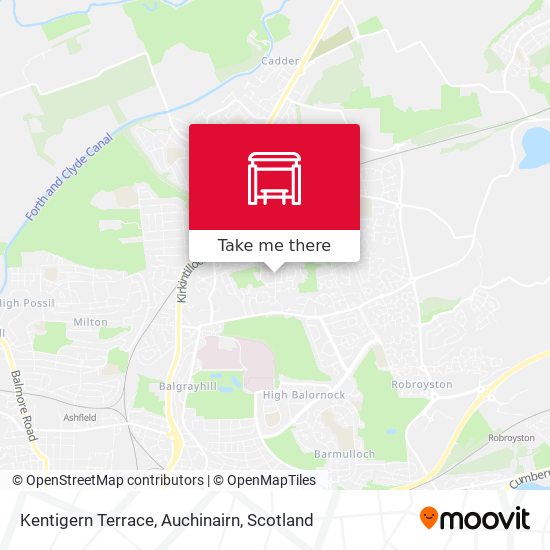Kentigern Terrace, Auchinairn map