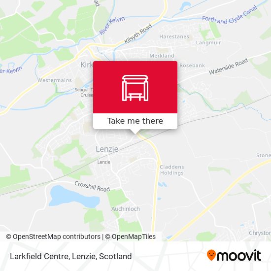 Larkfield Centre, Lenzie map